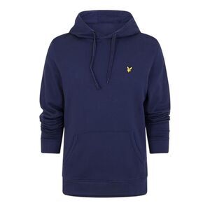 Lyle & Scott Mens Embroidered Logo Hoodie / Navy